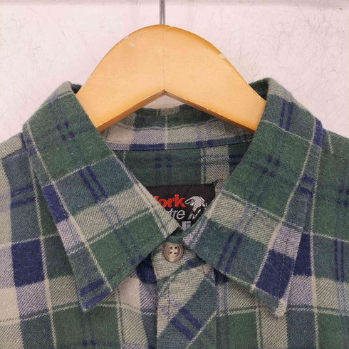 90-00s work centre Latelier L/S ネルシャツ メンズ import:L