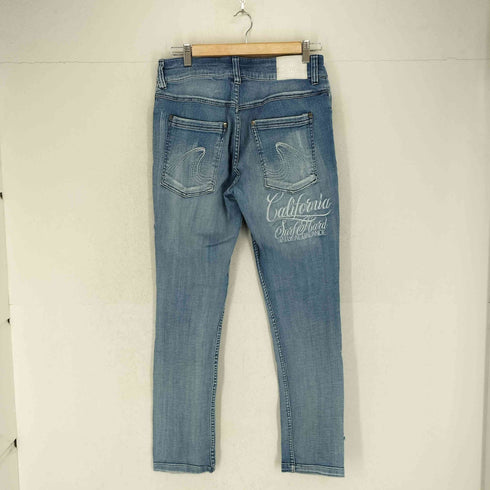 ガッチャ GATCHA Y2K 刺繍ロゴ ストレッチスキニーデニム メンズ JPN:M