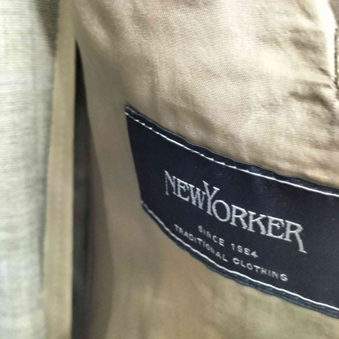 ニューヨーカー NEWYORKER 2Bテーラードジャケット メンズ
