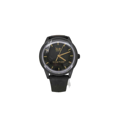 アイスウォッチ ice watch ICE solar power ブラック ゴールド メンズ