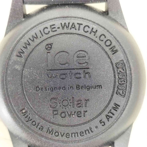 アイスウォッチ ice watch ICE solar power ブラック ゴールド メンズ