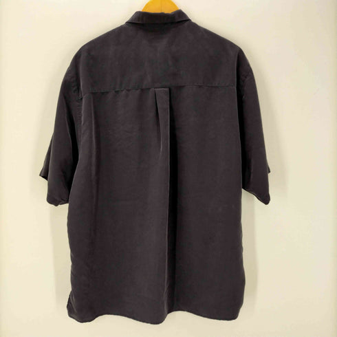 スティーブンアラン Steven Alan 25SS ドレープ レギュラーカラー ショートスリーブ シャツ STANDARD LOOSE BOX メンズ import:XL