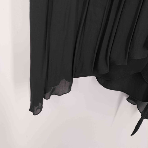 ニナリッチ NINA RICCI サテン ドレープ ノースリーブ ワンピース レディース FR:36