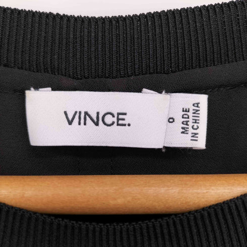 ヴィンス VINCE スネーク プリント 総柄 シルク ノースリーブ ワンピース レディース US:0-2
