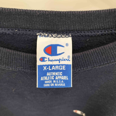 チャンピオン Champion 90s USA製 Vガゼット ロゴ刺繍 クルーネック スウェットトレーナー メンズ import:XL