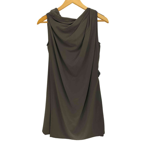 リックオウエンス RICK OWENS ドレープネック ノースリーブ ワンピース レディース EUR:40