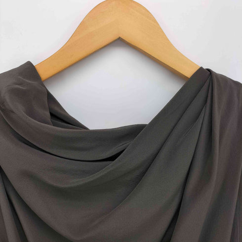 リックオウエンス RICK OWENS ドレープネック ノースリーブ ワンピース レディース EUR:40