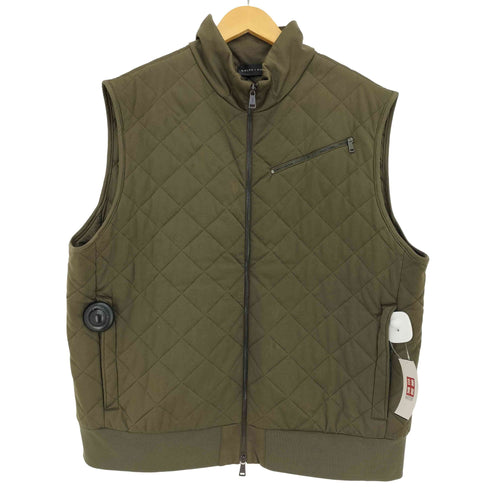 ラルフローレンブラックレーベル RALPH LAUREN BLACK LABEL イタリア製 ダブルジップ キルティング中綿ベスト メンズ import:XXL