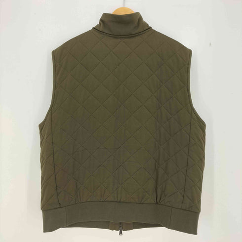 ラルフローレンブラックレーベル RALPH LAUREN BLACK LABEL イタリア製 ダブルジップ キルティング中綿ベスト メンズ import:XXL