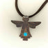 Zuni Knifewing fob w.1910 j.o.bレザー紐付属 NAVAJO GUILD メンズ