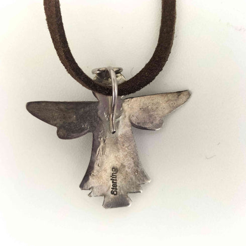 Zuni Knifewing fob w.1910 j.o.bレザー紐付属 NAVAJO GUILD メンズ