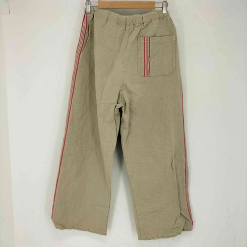 マングルクロスリネンパンツ 30s アンティークリネン メンズ