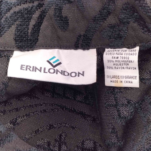 ERIN LONDON ベロア ステッチ ゴブラン織り 総柄ジャケット レディース
