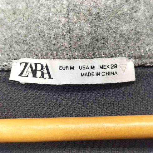 ザラ ZARA ソフト スクーバファブリックエフェクト ボンバージャケット レディース import:M