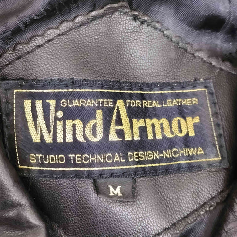 ウィンドアーマー Wind Armor 韓国製 ラムレザー ステンカラーコート メンズ import:M