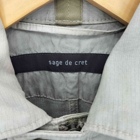 サージュデクレ SAGE DE CRET コットン ワークジャケット メンズ