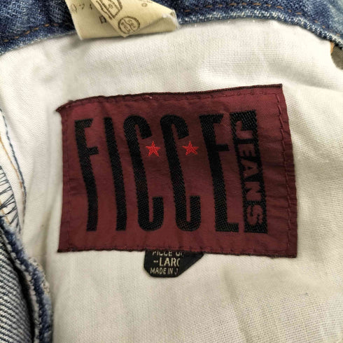 FICE JEANS 刺繍デザインワイドデニムパンツ メンズ JPN:L