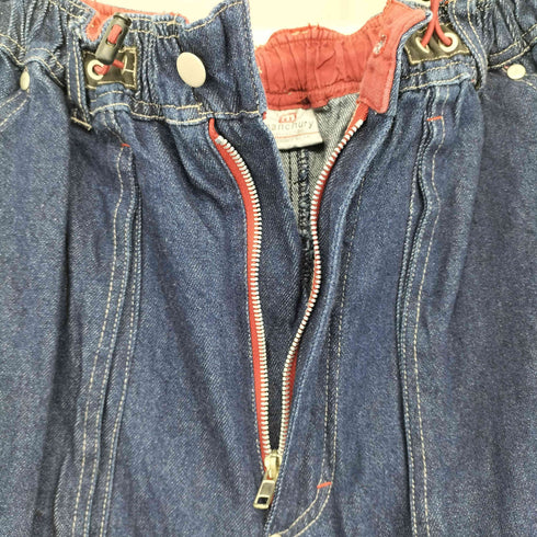 ロゴ刺繍 ワーク デニムパンツ メンズ JPN:M