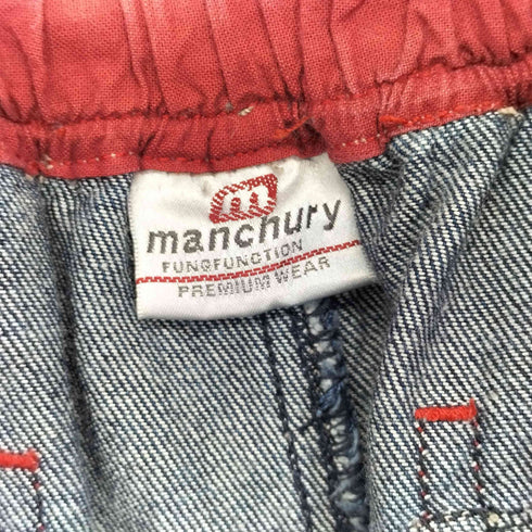 ロゴ刺繍 ワーク デニムパンツ メンズ JPN:M