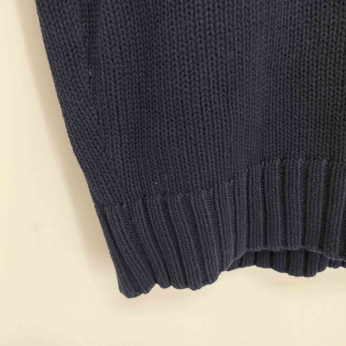 ポロバイラルフローレン Polo by RALPH LAUREN 90s ポニー刺繍 Vネック コットンニットベスト メンズ import:S