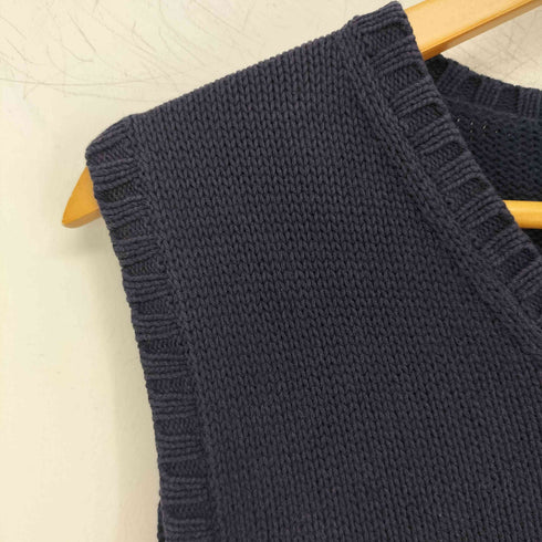 ポロバイラルフローレン Polo by RALPH LAUREN 90s ポニー刺繍 Vネック コットンニットベスト メンズ import:S