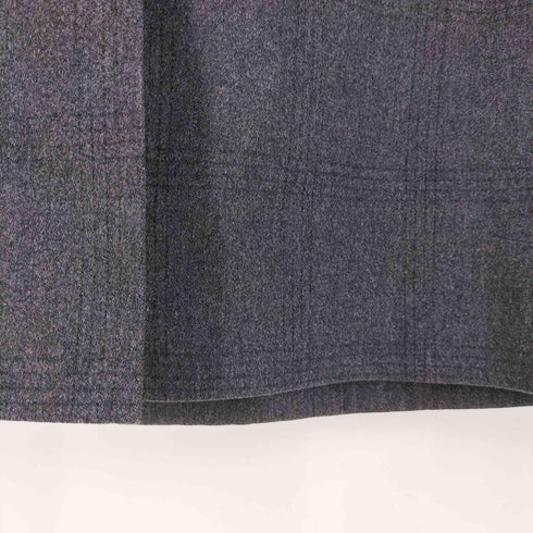 バーバリーズ BURBERRYS 70s イギリス製 比翼 チェック柄 ウール ステンカラーコート メンズ R M