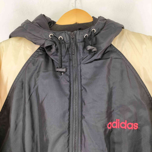 アディダスオリジナルス adidas Originals 90s 万国旗タグ フーデッド中綿ナイロンジャケット メンズ import:L