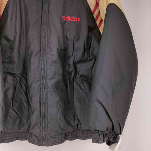 アディダスオリジナルス adidas Originals 90s 万国旗タグ フーデッド中綿ナイロンジャケット メンズ import:L