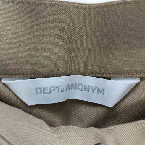DEPT. ANONYM ポリレーヨンサイドラインスラックスパンツ メンズ JPN:XL
