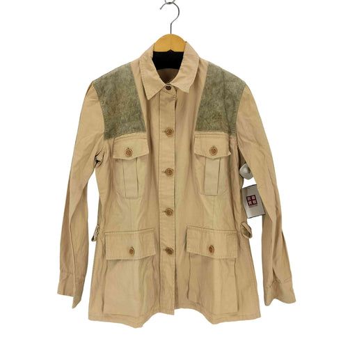 ラルフローレンスポーツ RALPH LAUREN SPORT スウェード切替デザインサファリジャケット レディース 7f