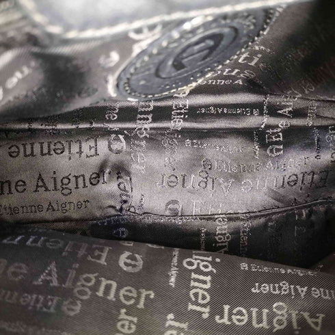 アイグナー AIGNER レザーハンドバック レディース