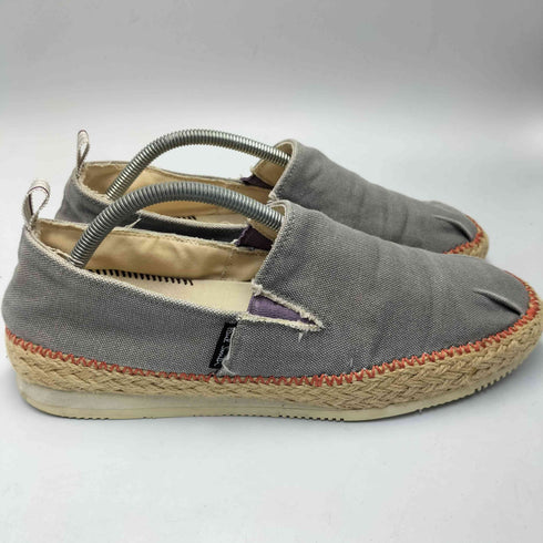 ポールスミスジーンズ Paul Smith JEANS SKXG M320 WCA GREY WASHED CANVAS エスパドリーユ スリッポン メンズ US:10