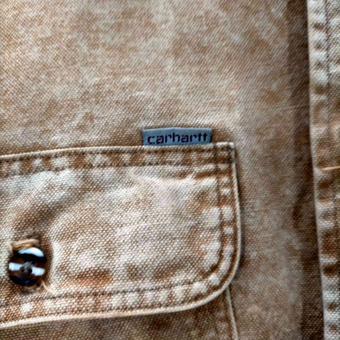 カーハート Carhartt rugged outdoor wear 80S 三角タグ ダック地 コットン L/S ウォッシュド ワーク シャツ メンズ