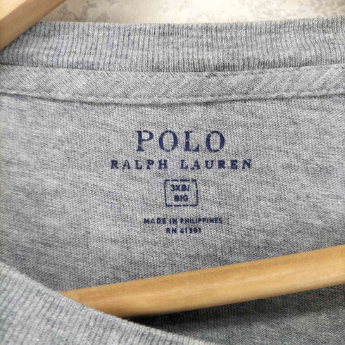 ポロラルフローレン POLO RALPH LAUREN 袖裾シングルフロントプリントクルーネックTシャツ メンズ 3XB