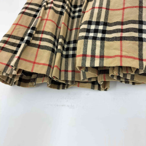 バーバリーズ BURBERRYS ノバチェックウールプリーツスカート レディース