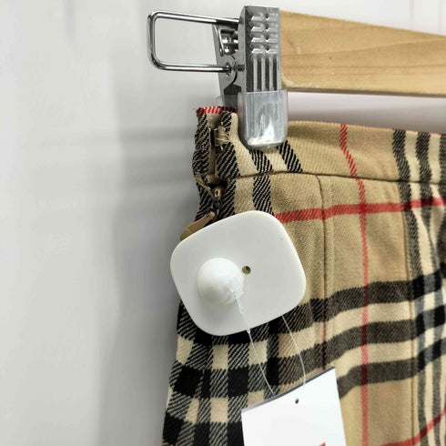 バーバリーズ BURBERRYS ノバチェックウールプリーツスカート レディース