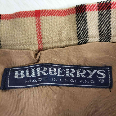 バーバリーズ BURBERRYS ノバチェックウールプリーツスカート レディース