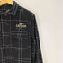 レフラー Leflah ロゴ刺繍 タータンチェック フラップポケット ウールミックス フランネルシャツ メンズ JPN:XL
