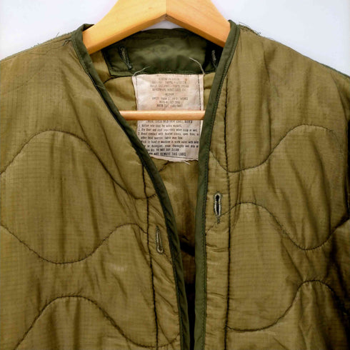 ユーエスアーミー U.S. ARMY 70S 78年会計 M-65 Field JK Liner フィールドジャケット キルティング ライナー メンズ import:M