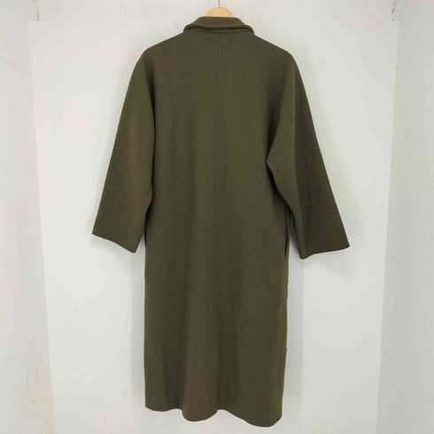 club prive ドレープ ウールロングコート レディース