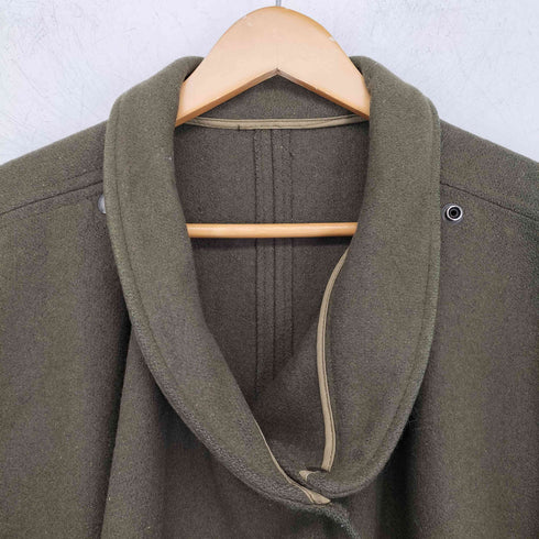 club prive ドレープ ウールロングコート レディース