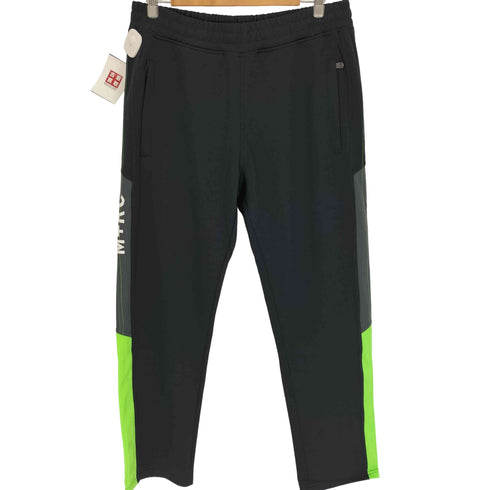 マルシェノア M+RC NOIR BLACK NEON OG PANT イージー サイドライン スウェット パンツ メンズ JPN:XL
