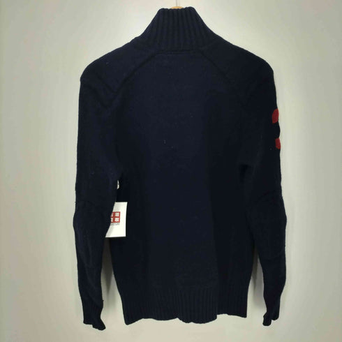 ポロラルフローレン POLO RALPH LAUREN ビッグポニー刺繍 ウール ドライバーズニット ダブルジップ メンズ import:XS