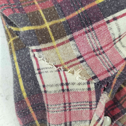 GLAD RAGS 70S スナップボタンウエスタンシャツ レディース 15/16