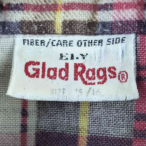 GLAD RAGS 70S スナップボタンウエスタンシャツ レディース 15/16