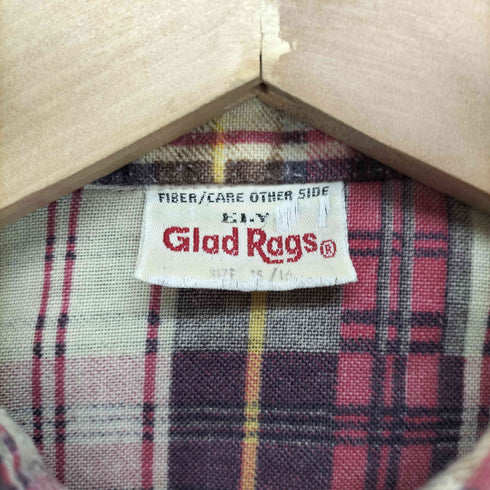 GLAD RAGS 70S スナップボタンウエスタンシャツ レディース 15/16