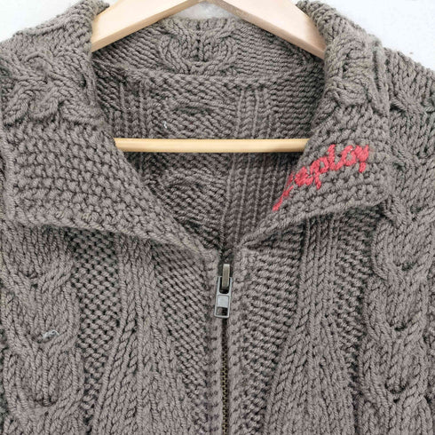 リプレイ REPLAY 襟刺繍ドライバーズニット メンズ M