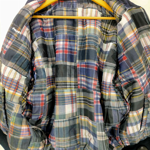 ハフ HUF 25AW CLOTHIERS REVERSIBLE FLIGHT JACKET リバーシブル フライト ジャケット ブルゾン 裏地チェック メンズ import:L