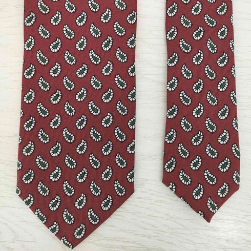 ポロラルフローレン POLO RALPH LAUREN イタリア製 ハンドメイド ペイズリー柄 シルク ネクタイ メンズ