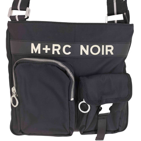 マルシェノア M+RC NOIR 2ポケット ロゴ メッセンジャーバッグ メンズ